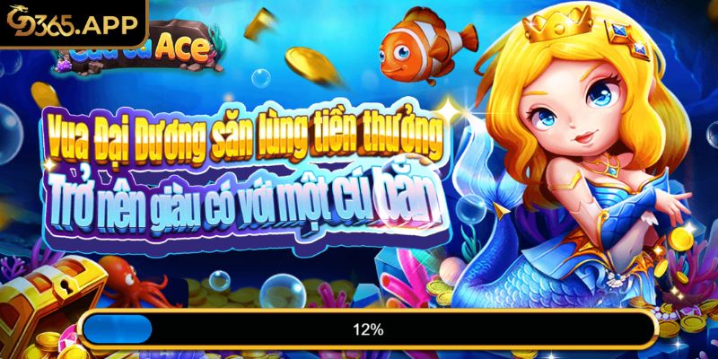 Ace fishing GD365 nổi bật với đồ họa 3D 
