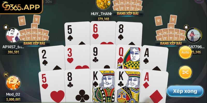 Mậu binh GD365 với lối chơi linh hoạt cuốn hút 
