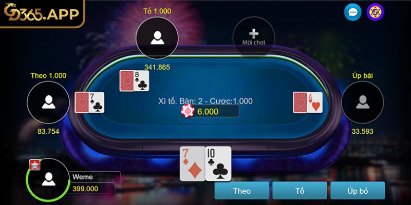 Nắm chắc thông tin về trò chơi xì tố GD365
